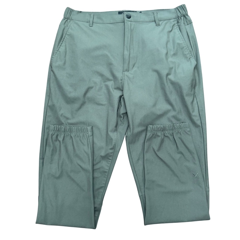 Cuts AO Jogger Pants Mens Large Sage Green MB10057L Technical Stretch Tapered L‎